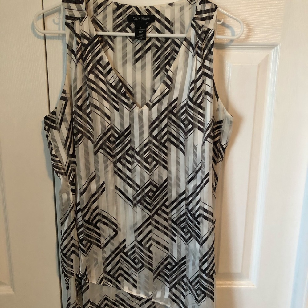 Faux silk blouse